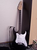 My boyfriend's electric guitar. 